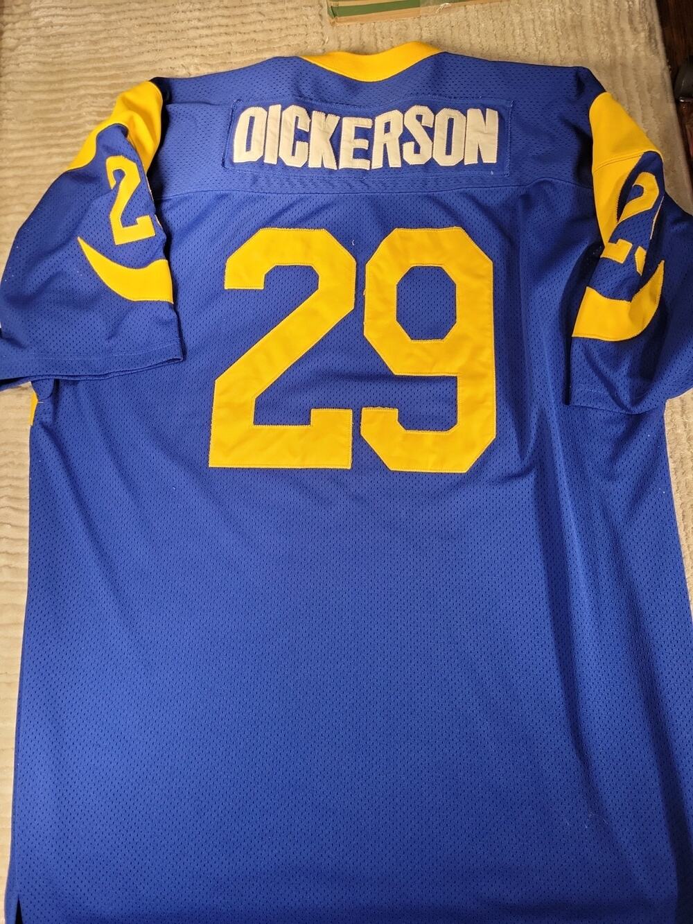 Eric Dickerson Los Angeles Rams Jersey Men 2XL XXL 56 Adult Mitchell & Ness 1980